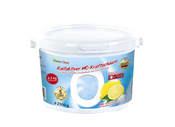 WC-Kraftschaum WEISS/BLAU