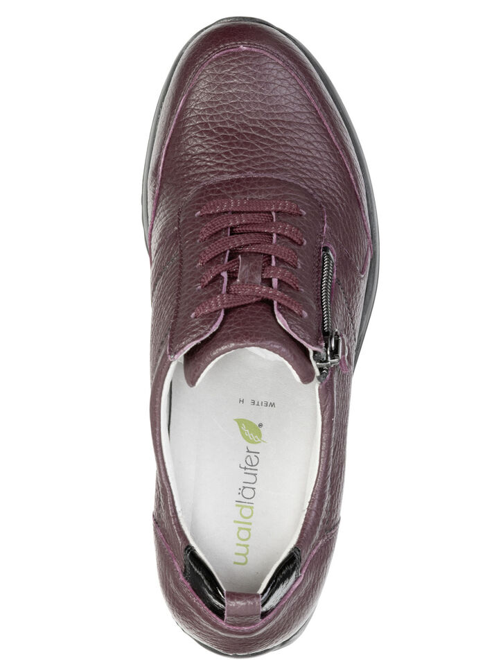 Waldläufer, leichte Damen-Sneaker, Weite H, mit herausnehmbarem Fussbett BORDEAUX