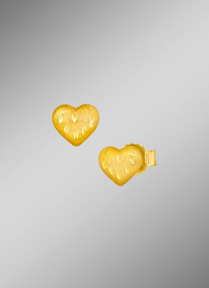 S&uuml;&szlig;e Herz-Ohrstecker 