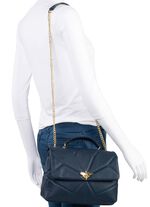 Laurina Tasche mit Kippschloss in extravaganter Libellenform DUNKELBLAU