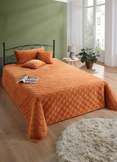 Tagesdecken in Cordoptik-Optik 