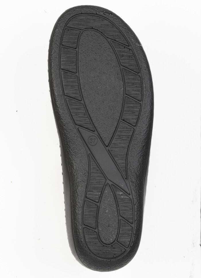 ELENA EDEN, bequeme Damen-Pantoletten, Weite H, mit herausnehmbarem Fussbett 