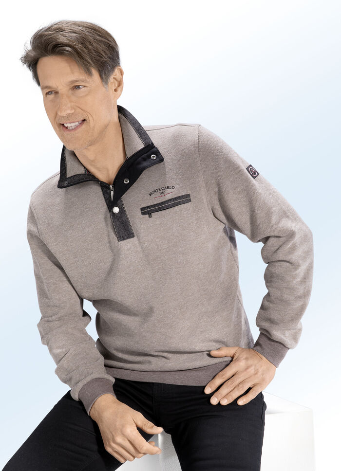 &laquo;Monte Carlo&raquo; Troyer mit Stickerei im Vorderteil 