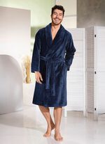 Hausmantel aus Micropl&uuml;sch 