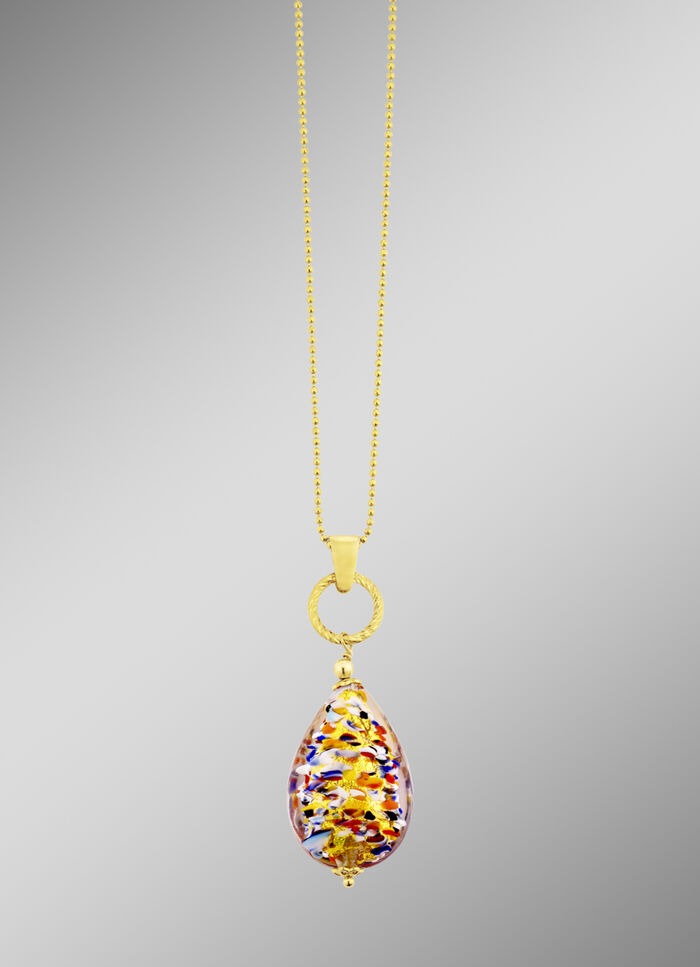 Anh&auml;nger Muranoglas Tropfen 