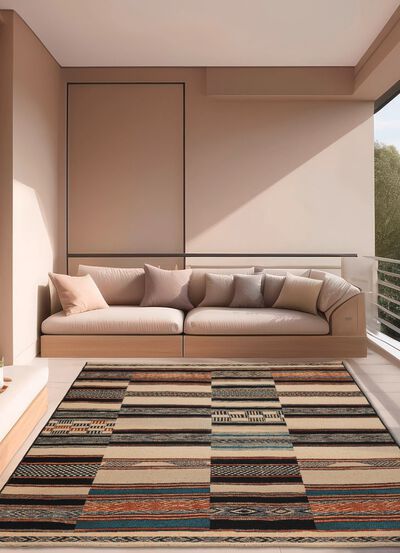 Br&uuml;cke und Teppich f&uuml;r den Innen- und Aussenbereich 