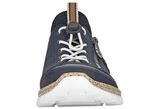 Rieker, sportliche Damen-Sneaker, mit MemoSoft Decksohle DUNKELBLAU