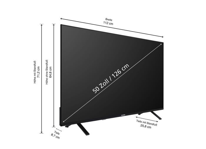 Telefunken XUTO750S 4K-UHD LED Fernseher 