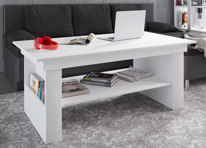 Couchtisch auch h&ouml;henverstell- und ausziehbar 