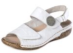 Rieker, bequeme Damen-Sandalen, Weite H, mit herausnehmbarem Fussbett 