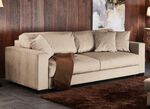 Schlafsofa mit bequemer Schaumstoffpolsterung CREME