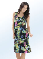 Schwab Kleid mit Raffungen, ärmellos 