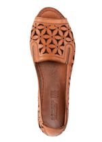 Gemini Slipper aus teilweise gepr&auml;gtem Nappaleder 