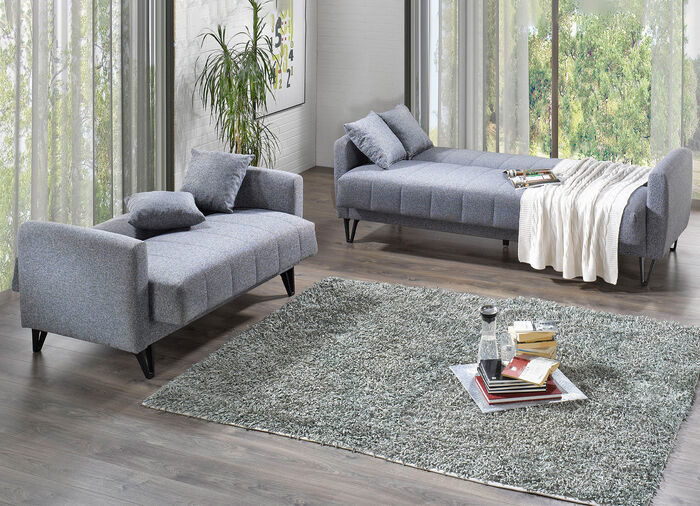 Moderne Polstermöbel mit Kippfunktion GRAU