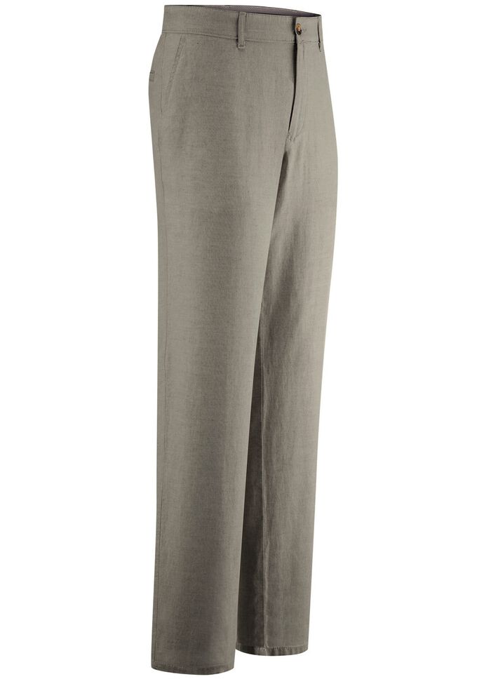&laquo;Francesco Botti&raquo;-Hose mit Leinen in 3 Farben KHAKI