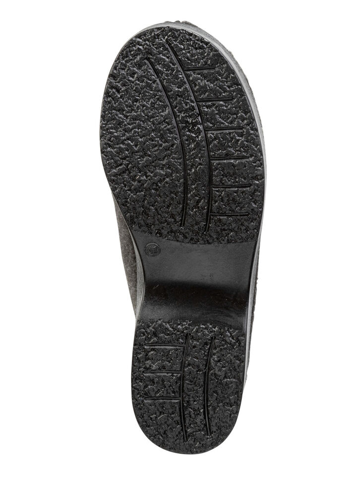 Haus-Stiefel mit praktischem Reissverschluss SCHWARZ