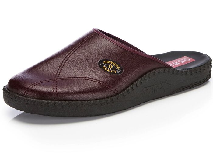 Klassische Herren-Pantoletten, mit anatomisch geformtem Fussbett 