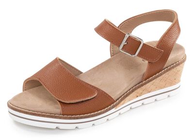 ELENA EDEN, bequeme Damen-Sandaletten, Weite H, mit herausnehmbarem Fussbett 