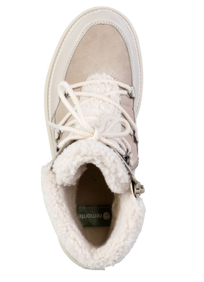 Remonte, gef&uuml;tterte Damen-Boots, Winterschuhe, Weite G, mit Reissverschluss 