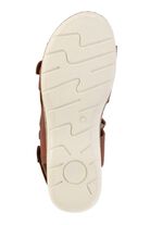 ELENA EDEN Sandale mit Kontrastbes&auml;tzen 