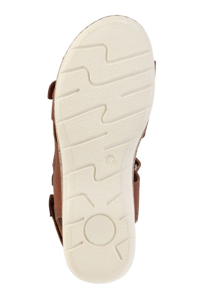 ELENA EDEN Sandale mit Kontrastbes&auml;tzen 