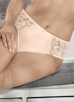 Susa Zweierpack Slips mit elastischer Spitze ZARTAPRICOT
