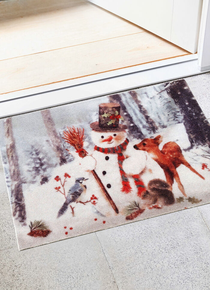 Fussmatte mit rutschhemmender Rückseite 