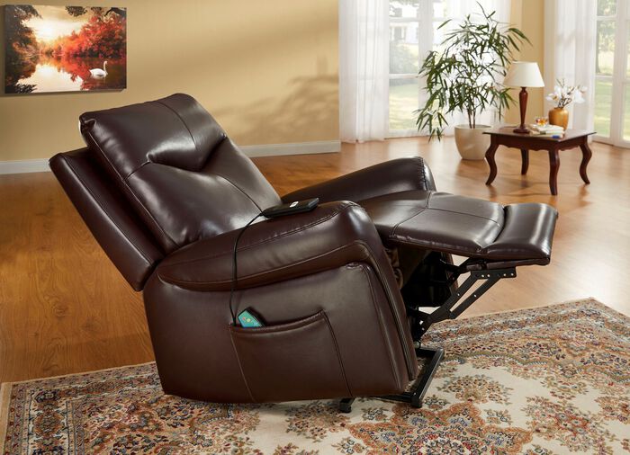 Bequemer Relaxsessel mit XXL-Sitzkomfort BRAUN