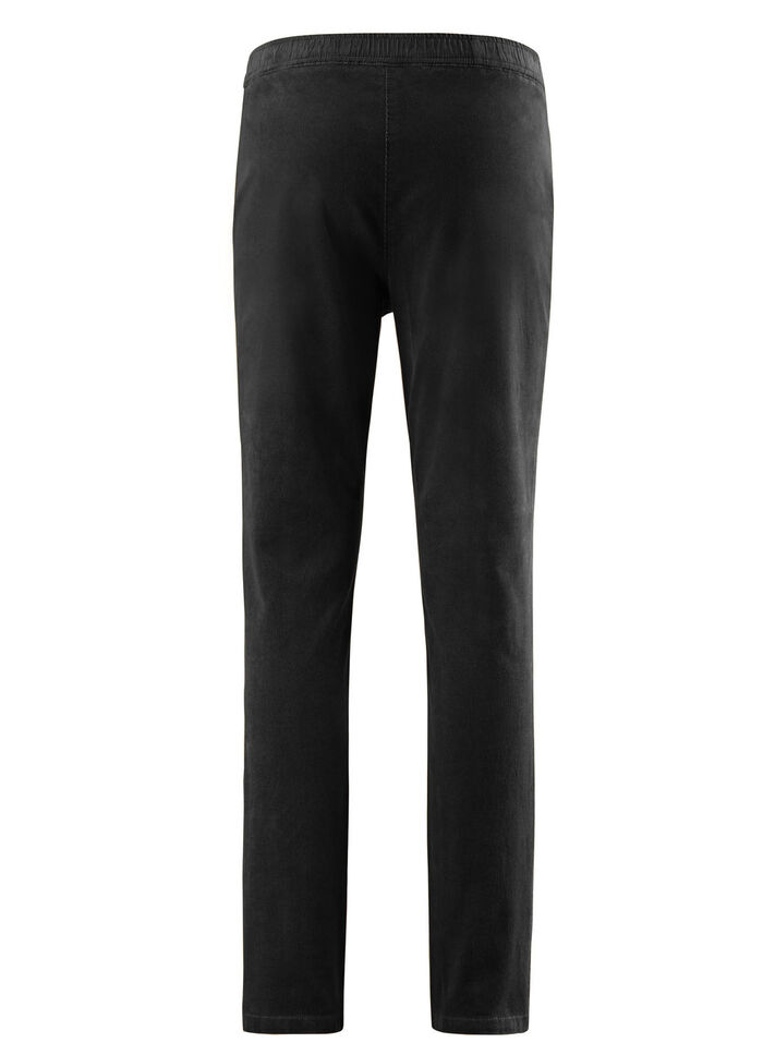 Cordhose in Schlupfform SCHWARZ