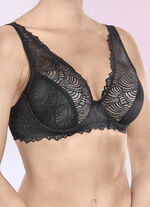 Naturana Bügel-BH aus elastischer Spitze 