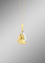 Anh&auml;nger Heilige Maria und Jesuskind in Bicolor 