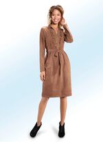 Kleid mit Bindeg&uuml;rtel 