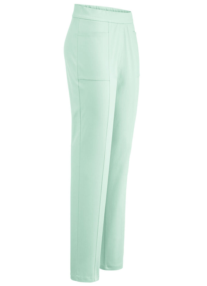 Hose mit abgesteppten Teilungsn&auml;hten MINT