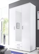 Kleiderschrank, 3-türig WEISS