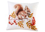 Kissenbez&uuml;ge mit Eichh&ouml;rnchen-Motiven 