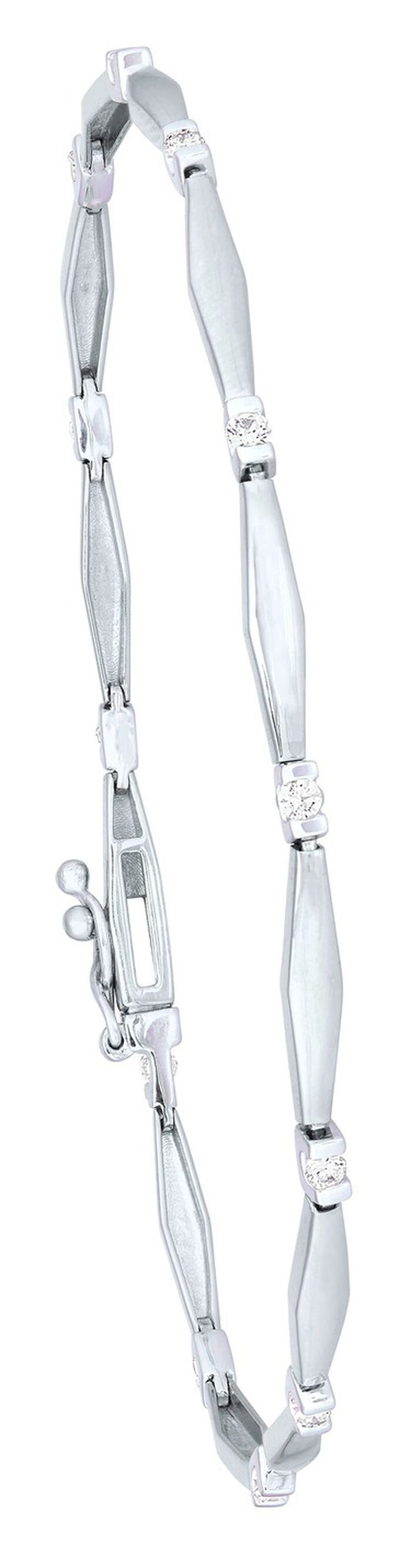 Exqusites Armband aus Platin mit lupenreinen Brillanten 