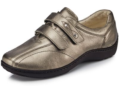 Waldl&auml;ufer, bequeme Damen-Slipper, Weite H, mit herausnehmbarem Fussbett 