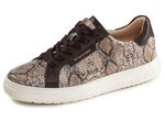 Peter Kaiser, modische Damen-Sneaker, mit herausnehmbarem Fussbett TAUPE-MOKKA