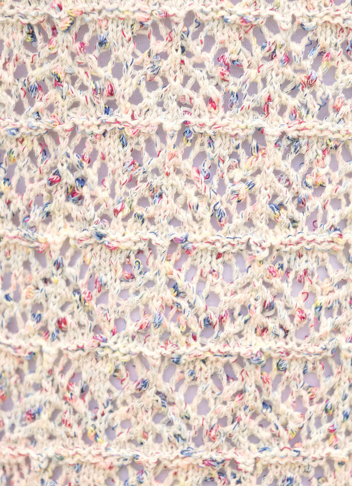 Pullover aus hochwertigem Multicolor-Effektgarn 