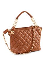 Collezione Alessandro, Tasche, Damen, mit abnehmbarem Umh&auml;ngeriemen COGNAC
