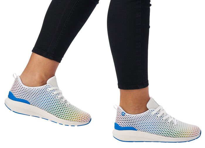 Rieker Sneaker mit Regenbogen-Farbverlauf WEISS-BUNT