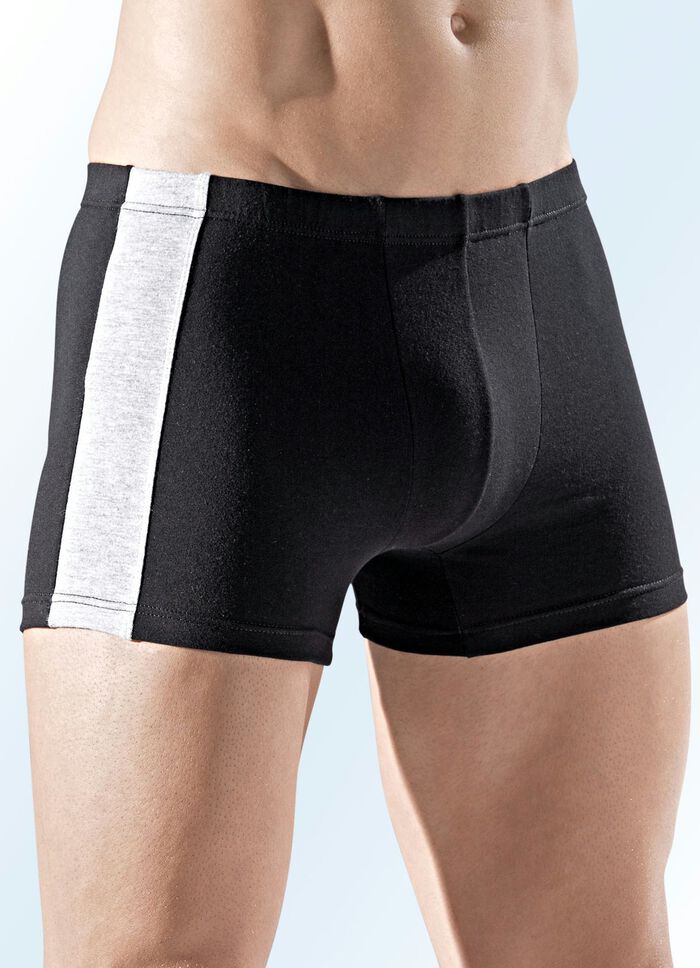 Sechserpack Pants, uni mit Einsätzen 