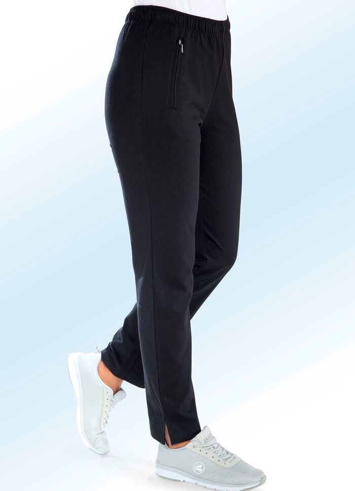 Freizeithose mit Reissverschluss-Tasche 
