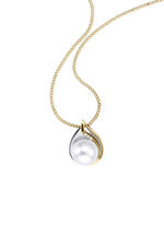 Perlenanhänger mit Brillanten