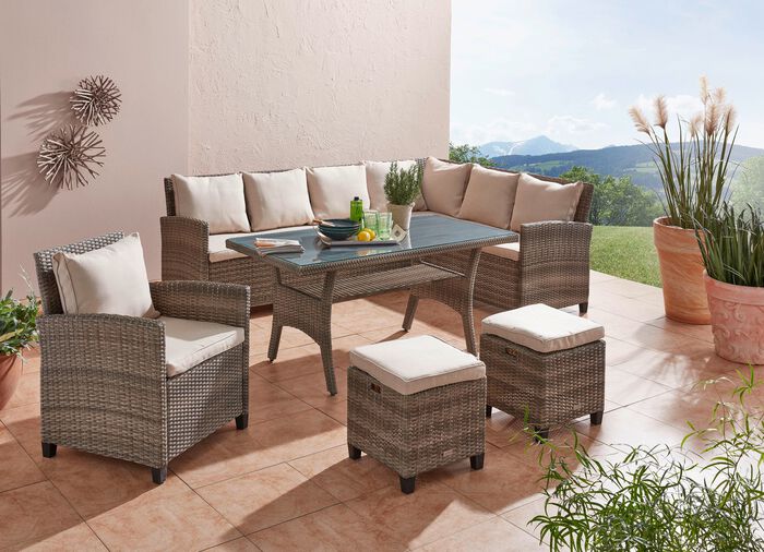 Lounge-Set &laquo;Flair&raquo; aus hochwertigen Materialien BEIGE