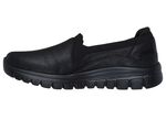 SKECHERS, klassiche Damen-Slipper, aus Synthetik und elastischem Strick-Material 