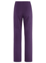 Jerseyhose mit ausgestellter Fußweite BROMBEER