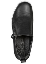 Gemini Slipper aus weichem Rind-Nappaleder SCHWARZ
