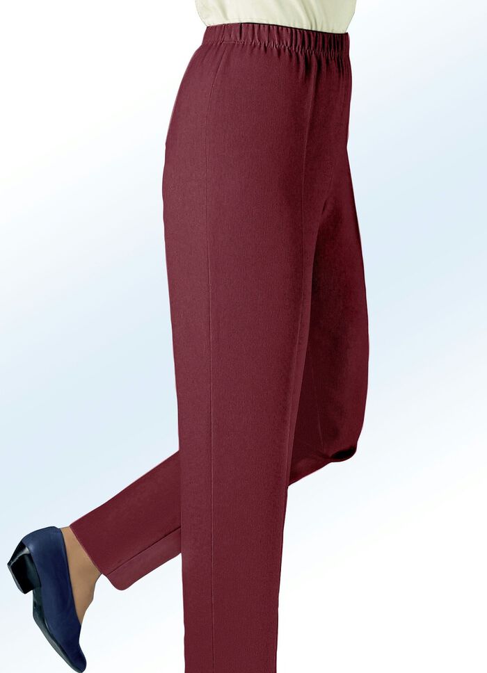 Hose in Schlupfform KARMINROT