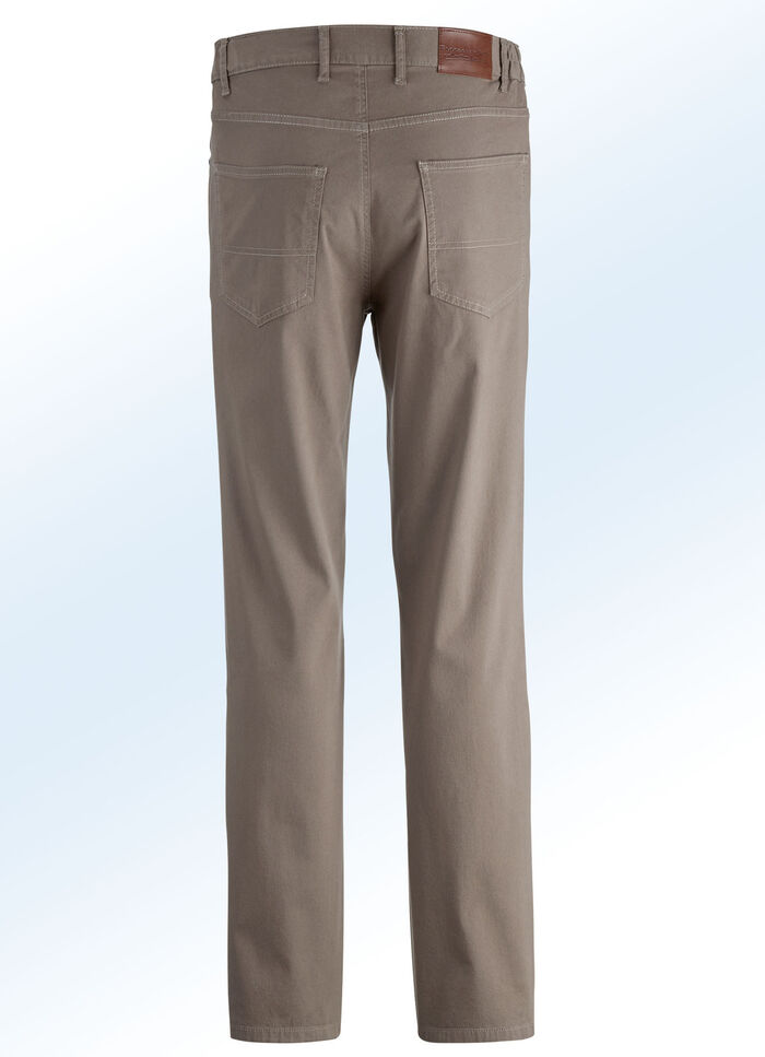 «Francesco Botti»-Hose in 4 Farben TAUPE